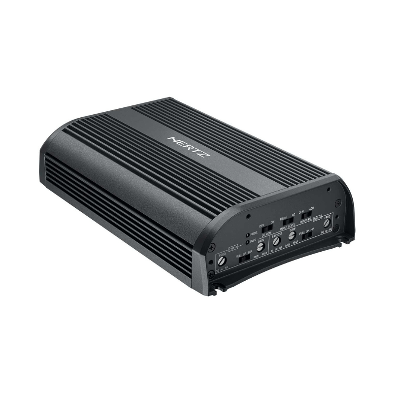 Featured image for “Hertz SPL D-Class 4-Channel Amplifier”